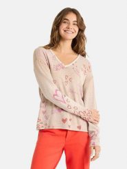 LIEBLINGSSTÜCK Sweter "Alara" w kolorze beżowym rozmiar: 34. Brązowe swetry LIEBLINGSSTÜCK, bez wzorów, bez ramiączek. Za 382.13 zł.