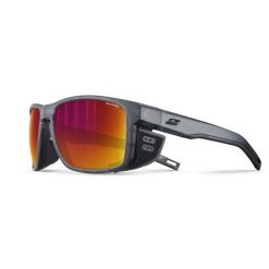 Okulary górskie z polaryzacją JULBO Shield czarny Polarized kat.3. Czarne okulary przeciwsłoneczne JULBO, bez wzorów. W wyprzedaży za 523.05 zł.