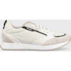 HUGO sneakersy Icelin kolor szary. Szare buty sportowe lifestyle Hugo, bez wzorów, z gumy, sportowe, z okrągłym noskiem, bez zapięcia. W wyprzedaży za 454.99 zł.