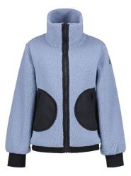 LUHTA Kurtka polarowa "Iskoinen" w kolorze błękitnym rozmiar: L. Niebieskie kurtki Luhta, l, bez wzorów, z polaru, bez kaptura. Za 274.10 zł.