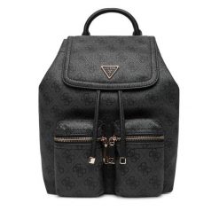 Plecak Guess. Szare plecaki Guess, z aplikacjami, bez dodatków. Za 449.99 zł.