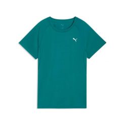 Koszulka Puma W Run Velocity Tee (Poly) Damskie. Zielone t-shirty sportowe Puma, m, bez wzorów, z materiału, bez ramiączek, do biegania. Za 186.99 zł.