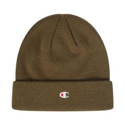 Czapka Champion Beanie Cap. Zielone czapki zimowe Champion, bez wzorów, z materiału. Za 62.99 zł.