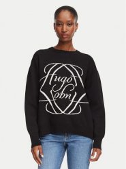 HUGO Sweter Siennale 50562692 Kolorowy Oversize. Swetry Hugo, s, bez wzorów, z bawełny, bez ramiączek. Za 724.99 zł.