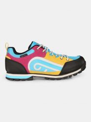 Kilpi Buty trekkingowe "Specter" w kolorze błękitno-żółto-różowym rozmiar: 41. Niebieskie trekkingi Kilpi, bez wzorów, bez zapięcia, outdoorowe. Za 284.15 zł.