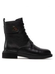 Rage Age Botki RA-44-06-000367 Czarny. Czarne botki Rage Age, bez wzorów, ze skóry, bez obcasa, na płaskiej podeszwie, bez zapięcia. Za 449.99 zł.