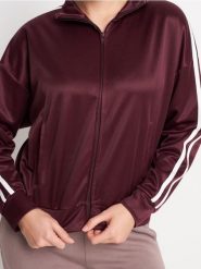 Bluza - czerwony. Czerwone bluzy Sinsay, l, bez wzorów, bez ramiączek, bez kaptura. Za 59.99 zł.