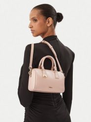 Furla Torebka A Olivia Mini Boston WE00933 A.0023 4655S Różowy. Czerwone torebki klasyczne Furla, bez wzorów, ze skóry, bez dodatków. Za 1,299.00 zł.