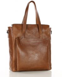 Shopperka aktówka MARCO MAZZINI camelowa R305b. Brązowe aktówki bez wzorów, ze skóry, bez dodatków. Za 1,114.99 zł.