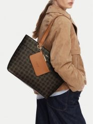 MEXX Torebka CEO-MEXX-S-003-07 Brązowy ciemny. Brązowe torebki klasyczne Mexx, bez wzorów, ze skóry, bez dodatków. Za 199.99 zł.