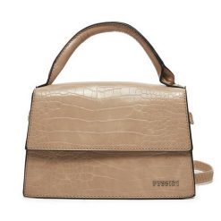 Torebka Puccini. Brązowe torebki klasyczne Puccini, bez wzorów, klasyczne, bez dodatków. Za 119.99 zł.