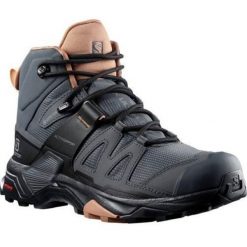 Buty trekkingowe damskie Salomon X Ultra 4 Mid Gtx W. Czerwone buty trekkingowe Salomon, z materiału, bez zapięcia. Za 793.00 zł.