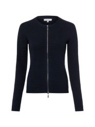 Lund Kardigan damski Kobiety Bawełna niebieski jednolity, L. Niebieskie swetry Lund, l, bez wzorów, z bawełny, bez ramiączek. Za 299.95 zł.