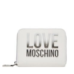 Mały Portfel Damski LOVE MOSCHINO. Białe portfele Love Moschino, bez wzorów. Za 339.99 zł.