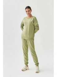 TATUUM Spodnie dresowe w kolorze jasnozielonym rozmiar: M. Zielone spodnie dresowe Tatuum, bez wzorów, z dresówki. Za 179.22 zł.