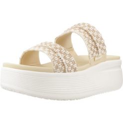 Sandały HEY DUDE AUSTIN SLIDE WOVEN BOULDER Beżowy. Brązowe sandały Hey dude, bez wzorów, z tkaniny, bez obcasa, bez zapięcia. Za 204.99 zł.