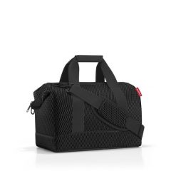 Torba ALLROUNDER M, mesh black. Czarne torby sportowe Reisenthel, bez wzorów, z materiału, na ramię. Za 222.00 zł.