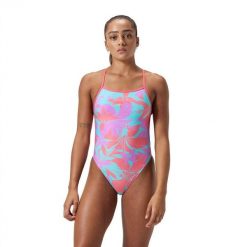 Strój kąpielowy jednoczęściowy damski na basen Speedo Digital. Czerwone stroje jednoczęściowe Speedo, bez wzorów, sportowe. Za 386.07 zł.