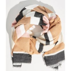 Szalik w pasy - Wielobarwn. Szaliki i kominy marki B'TWIN. Za 39.99 zł.