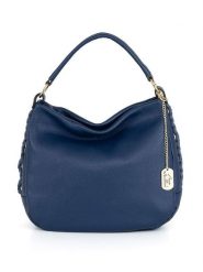 Anna Morellini Skórzana torebka "Sylvana" w kolorze granatowym - 33 x 30 x 11 cm rozmiar: onesize. Niebieskie torebki klasyczne Anna Morellini, bez wzorów, z materiału, bez dodatków. Za 260.99 zł.
