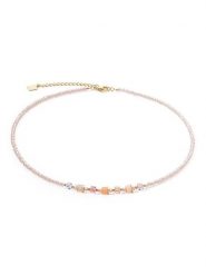 COEUR DE LION Naszyjnik z kryształami Swarovski - dł. 42 cm rozmiar: onesize. Czerwone naszyjniki COEUR DE LION, z materiału, z kryształem, szklane. Za 249.17 zł.