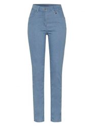 Relaxed by TONI Dżinsy - Slim fit - w kolorze niebieskim rozmiar: W46. Niebieskie jeansy Relaxed by TONI, bez wzorów, z podwyższonym stanem. Za 152.99 zł.