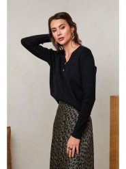 Soft Cashmere Sweter w kolorze czarnym rozmiar: 34/36. Czarne swetry Soft Cashmere, bez wzorów, z kaszmiru, bez ramiączek. Za 104.99 zł.
