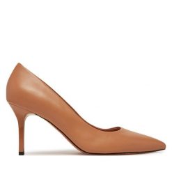 Szpilki Marella. Brązowe szpilki Marella, bez wzorów, bez obcasa, na szpilce, bez zapięcia. Za 759.99 zł.