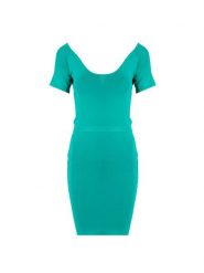 Patrizia Pepe Sukienka | 8A1106/K080 | Kobieta | Zielony. Zielone sukienki Patrizia Pepe, na co dzień, bez wzorów, z poliamidu, eleganckie, bez kołnierzyka, bez ramiączek, dopasowane. W wyprzedaży za 459.00 zł.
