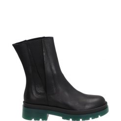 BOTKI DAMSKIE FA24 VIT NERO. Botki Venezia, bez wzorów, ze skóry, bez obcasa, bez zapięcia. Za 329.00 zł.