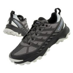 Buty Merrell Speed Eco J037172 szare. Szare buty trekkingowe z gumy, bez zapięcia. Za 466.73 zł.
