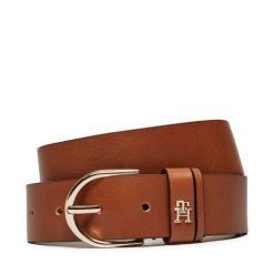 Pasek Damski Tommy Hilfiger. Brązowe paski Tommy Hilfiger, bez wzorów. Za 169.99 zł.