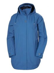 Helly Hansen Płaszcz przeciwdeszczowy "Valentia" w kolorze niebieskim rozmiar: S. Niebieskie kurtki przeciwdeszczowe Helly Hansen, s, bez wzorów, bez kaptura, outdoorowe. Za 198.56 zł.