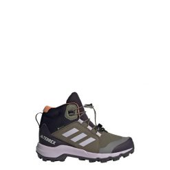 Buty Organizer Mid GORE-TEX Hiking. Brązowe buty trekkingowe adidas, na zimę, z gore-texu, bez zapięcia. Za 468.10 zł.