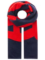 Zwillingsherz Kaszmirowy szal "Amour" w kolorze granatowo-czerwonym rozmiar: onesize. Czerwone szaliki i kominy Zwillingsherz, bez wzorów, z kaszmiru. Za 394.38 zł.