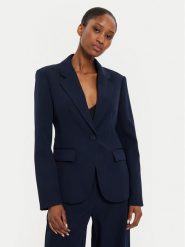 Silvian Heach Marynarka Runge GPA24181GC Granatowy Regular Fit. Niebieskie marynarki i żakiety Silvian Heach, bez wzorów, z syntetyku, bez ramiączek. Za 749.99 zł.