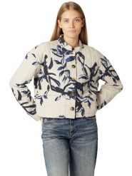 Ilse Jacobsen Kurtka przejściowa w kolorze kremowym rozmiar: 42. Brązowe kurtki Ilse Jacobsen, bez wzorów, bez kaptura. Za 173.99 zł.