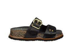 Klapki Yokono Oca-252 Opak Negro, Czarny, Skóra naturalna - 39. Czarne klapki Yokono, bez wzorów, z materiału, eleganckie, bez obcasa, na platformie, bez zapięcia. W wyprzedaży za 179.10 zł.