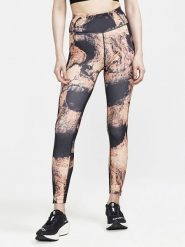 Craft Legginsy "ADV Essence" w kolorze jasnobrązowo-czarnym do biegania rozmiar: XXL. Brązowe legginsy Craft, bez wzorów, z elastanu, sportowe. Za 173.99 zł.