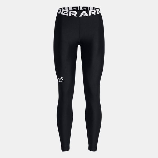 Legginsy treningowe damskie UNDER ARMOUR szybkoschnące termoaktywne. Czarne bielizna termoaktywna damska Under Armour, bez wzorów, bez ramiączek, do biegania. Za 130.88 zł.