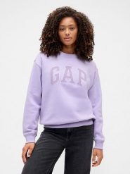 GAP Bluza w kolorze fioletowym rozmiar: L. Różowe bluzy GAP, l, bez wzorów, bez ramiączek, bez kaptura. Za 127.35 zł.