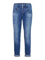 Herrlicher Dżinsy - Slim fit - w kolorze niebieskim rozmiar: W27. Niebieskie jeansy Herrlicher, bez wzorów, klasyczne, z podwyższonym stanem. Za 175.67 zł.