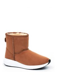 ISLAND BOOT Skórzane botki zimowe "Spotty" w kolorze jasnobrązowym rozmiar: 39. Brązowe botki Island Boot, bez wzorów, z materiału, bez obcasa, bez zapięcia. Za 194.45 zł.