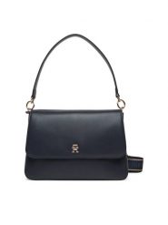 Tommy Hilfiger Torebka Th Joy Shoulder Bag AW0AW16815 Granatowy. Niebieskie torebki klasyczne Tommy Hilfiger, bez wzorów, ze skóry, bez dodatków. Za 359.99 zł.
