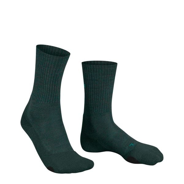 Skarpetki damskie Falke TK2 Explore Wool. Zielone skarpetki Falke, bez wzorów, z poliamidu. Za 177.50 zł.