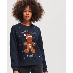 Bluza ze świątecznym motywem - Granatowy. Bluzy marki Reserved. W wyprzedaży za 59.99 zł.