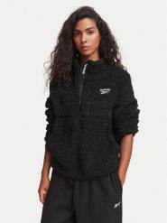Reebok Polar RCC00129 Czarny Regular Fit. Czarne bluzy z polaru Reebok, m, bez wzorów, z polaru. Za 299.99 zł.