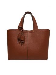 Elisabetta Franchi Torebka BS-96A-52E2-V450 Brązowy. Brązowe torebki klasyczne Elisabetta Franchi, bez wzorów, ze skóry, bez dodatków. Za 1,939.00 zł.