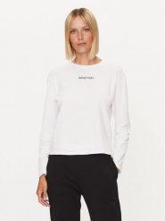 United Colors Of Benetton Koszulka piżamowa 30963M04S Biały Regular Fit. Białe koszule nocne United Colors Of Benetton, m, bez wzorów, z bawełny, bez ramiączek. Za 119.99 zł.
