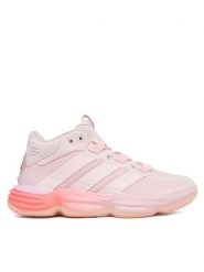 Adidas Buty halowe Court Stabil Indoor Shoes KJ9686 Różowy jasny. Czerwone buty treningowe adidas, bez wzorów, z materiału, bez zapięcia. Za 479.99 zł.